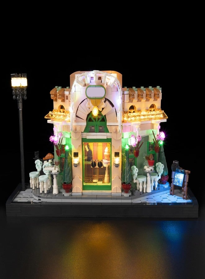 BrickSoul LED Light Up Kit Compatible with Lego French Café Paris 10362 Building Set, Upgrade Design Lighting Accessories for Lego Fans, Not Included 10362 Model - Image 1